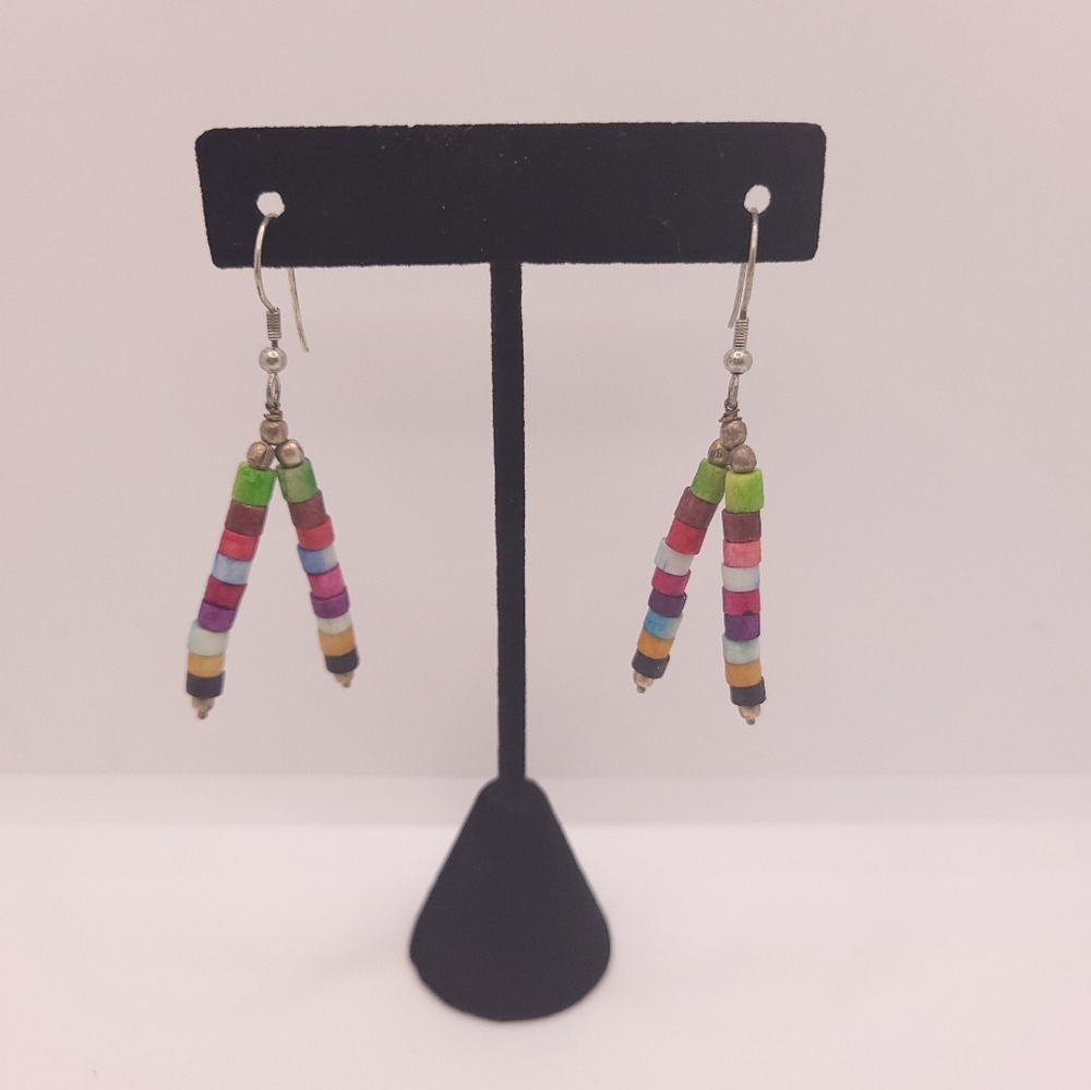Multicolour Beaded Earrings